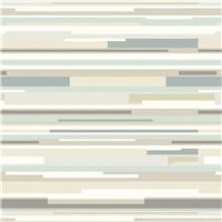 Hoopla Walls Horizontal Stripe Grey Wallpaper