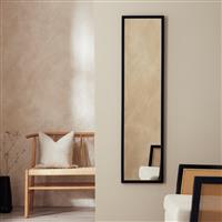 Home Essentials Black Full Length Wall Mirror - 120x30cm