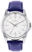 Ben Sherman Silver Dial Navy Blue Strap Watch