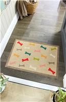 Howler & Scratch Multi Bones Doormat - 50X75cm