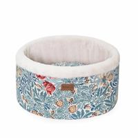Morris & Co. Bower Print Round Pet Bed - Small