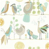 Ohpopsi Feather Fandango Popcorn Wallpaper