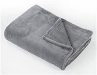 Argos Home Super Soft Fleece Throw - 125x150cm - Flint Grey