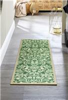 My Mat Heritage Green Short Pile Runner - 50x150cm