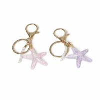 Flitzy BFF Starfish Charm Keyrings
