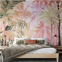 Origin Murals Pretty Palms Natural Blush Wall Mural