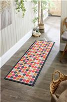 My Mat Retro Clover Short Pile Runner - 50x150cm