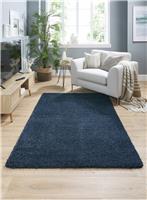 Buddy Midnight Blue Shaggy Rug - 140x200cm