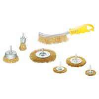 Rolson 7 Piece Wire Brush Set