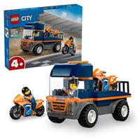 LEGO City Motorcycle Transporter Flatbed Toy 60491 PREORDER