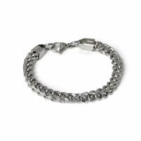 Uncommon Souls Silver Tone Chain Bracelet