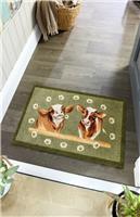 My Mat Daisy Cow Short Pile Doormat - 50x75cm