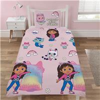 Gabby's Dollhouse Kids Pink Bedding Set - Single