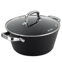 Dojo Hero Neverstick+ 3.5L Aluminium Casserole Dish - Black