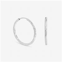 Inicio Sliver Plated Molten Sleeper Hoops