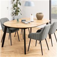 Furniture To Go Georgetown Ext 6 Seater Dining Table-Natural