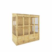 Mercia Clear Window Tall Wall Greenhouse - 6 x 3ft