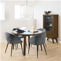 Furniture To Go A Line Ext 4 Seater Dining Table - Dark Oak