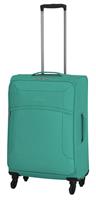 Featherstone 4 Wheel Soft Medium Suitcase - Turquoise