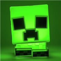 Minecraft Creeper SquishyGlo Silicone Desk Lamp - Green