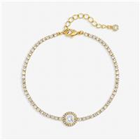 Jon Richard Gold Plated Crystal Stone Bracelet