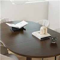 Furniture To Go A Line Round Table Extension Leaf - Dark Oak