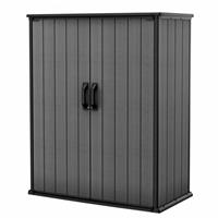 Keter Darwin 1400L Vertical Shed - Dark Grey