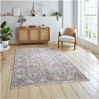 Think Rugs Vintage Beige Short Pile Rug - 120x170cm