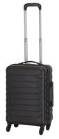 Featherstone 4 Wheel Hard Cabin-Size Suitcase - Black