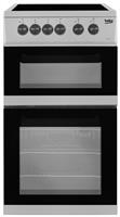 Beko KDC5422AS 50cm Twin Cavity Electric Cooker - Silver