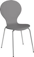 Habitat Bentwood Metal Dining Chair - Jet Grey
