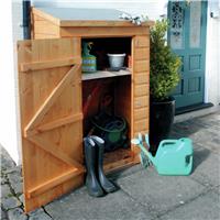 Rowlinson 690L Mini Store Garden Storage Box - Brown