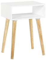 Habitat Cato Solid Wood Side Table - White