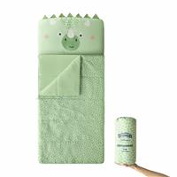 Silentnight 400 GSM Kids Envelope Sleepover Bag - Dinosaur