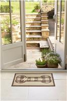 Howler & Scratch Check Home Grey Doormat - 50x75cm