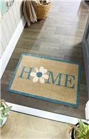 My Mat Flower Home Green Doormat - 50x75cm