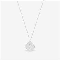 Inicio Silver Plated New Baby Locket Necklace In Gift Pouch
