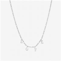 Inicio Sterling Silver Plated Love Necklace