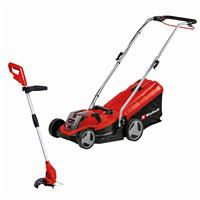 Einhell 24cm Cordless Brushless Rotary Lawnmower & Trimmer