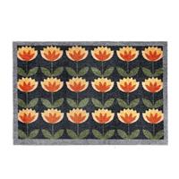 My Mat Retro Floral Short Pile Doormat - 50x75cm