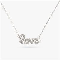 Revere Sterling Silver Love Pendant Necklace
