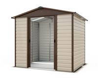 Yardmaster Metal Apex Shiplap Garden Shed - 8x6ft