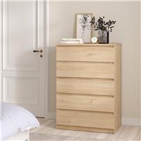 Furniture To Go Naia 5 Drawers Chest - Natural