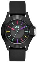 Skechers Rosencrans Black Silicone Strap Analogue Watch