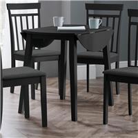Julian Bowen Coast Ext 4 Seater Round Dining Table - Black