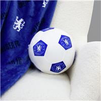 Chelsea FC Football Shaped Cushion White - 25cm