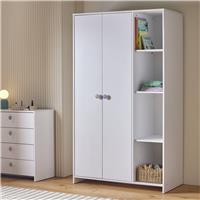 Argos Home Juno 2 Door Open Shelf Wardrobe - White