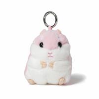 Flitzy Pink Fluffy Hamster Keyring
