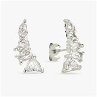 Revere Sterling Silver Multistone Climber Stud Earrings