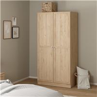 Furniture To Go Brande 2 Doors Wardrobe - Natural